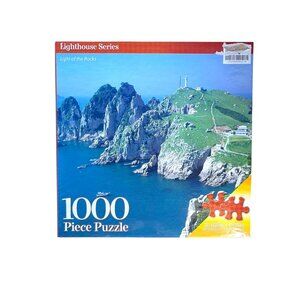 Lighthouse Series 1000-Piece Jigsaw Puzzles Set Of 3 Breaking Waves Steadfast Se